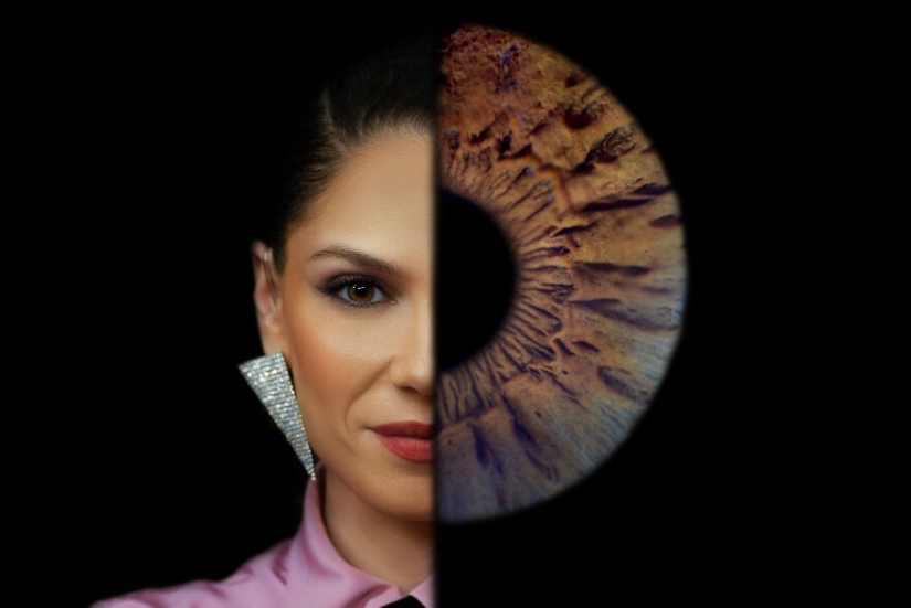 Capturo la individualidad de los seres humanos fotografiando sus rostros y sus iris. Capturo la individualidad de los seres humanos fotografiando sus rostros y sus iris.