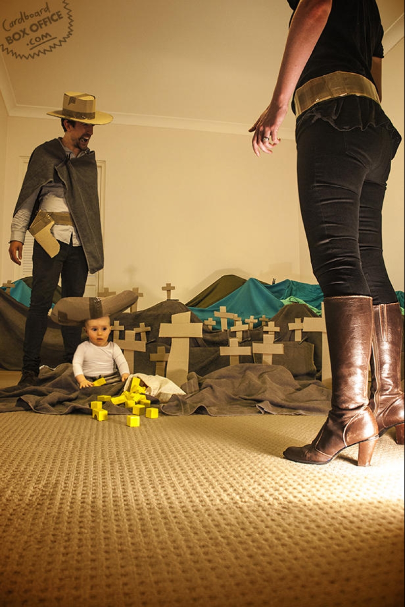 Cardboard Movies: Funny Parents Recreate Famous Movies