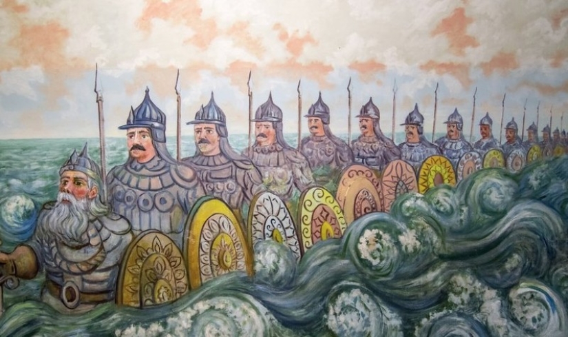 Caretaker turns school walls into art gallery