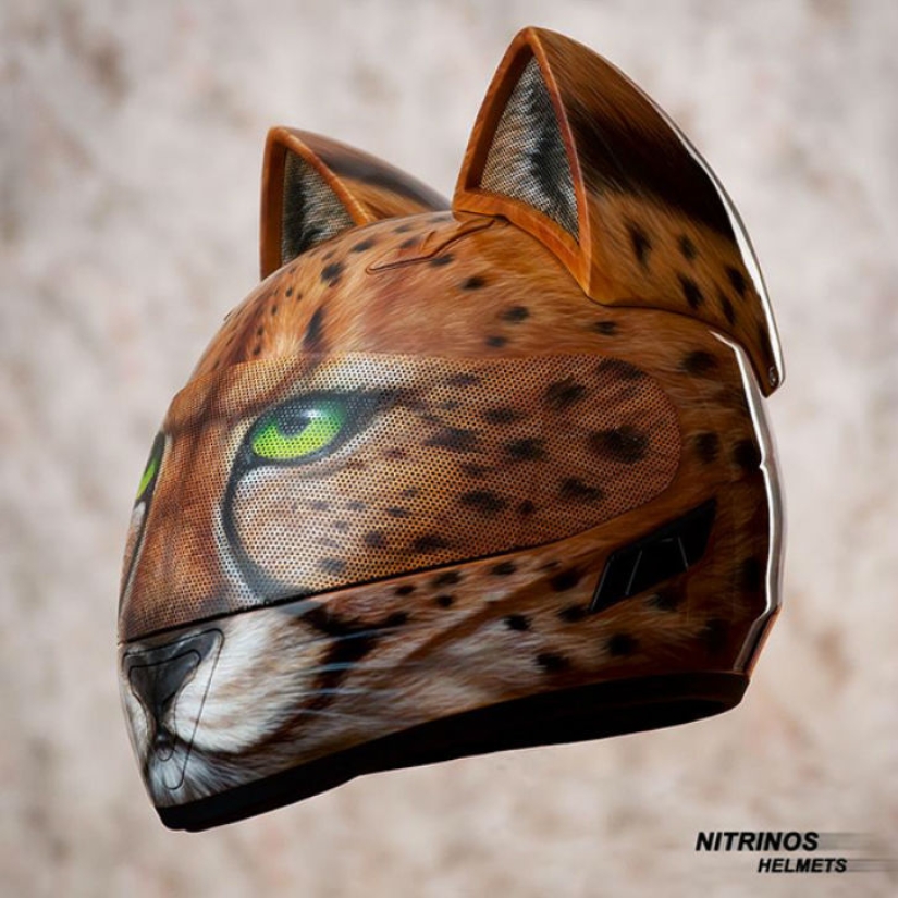 Casco para una verdadera catwoman Casco para una verdadera catwoman