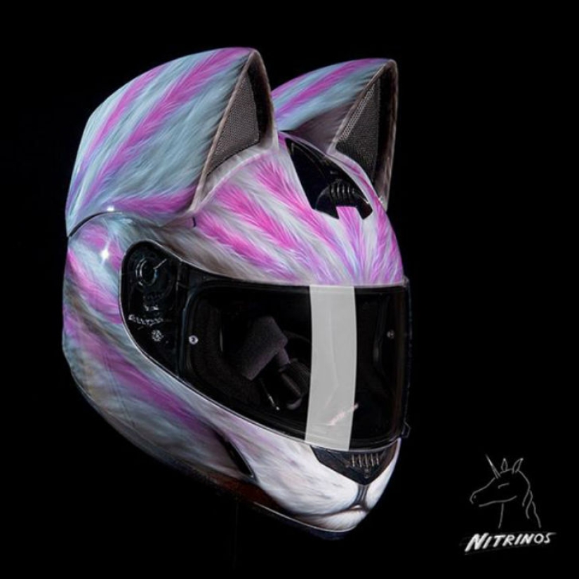 Casco para una verdadera catwoman Casco para una verdadera catwoman