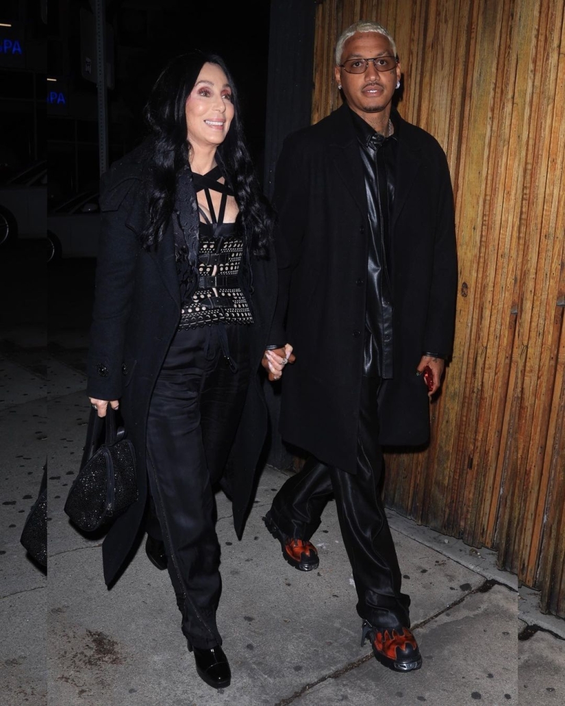 Which celebrity has dated guys half his age?