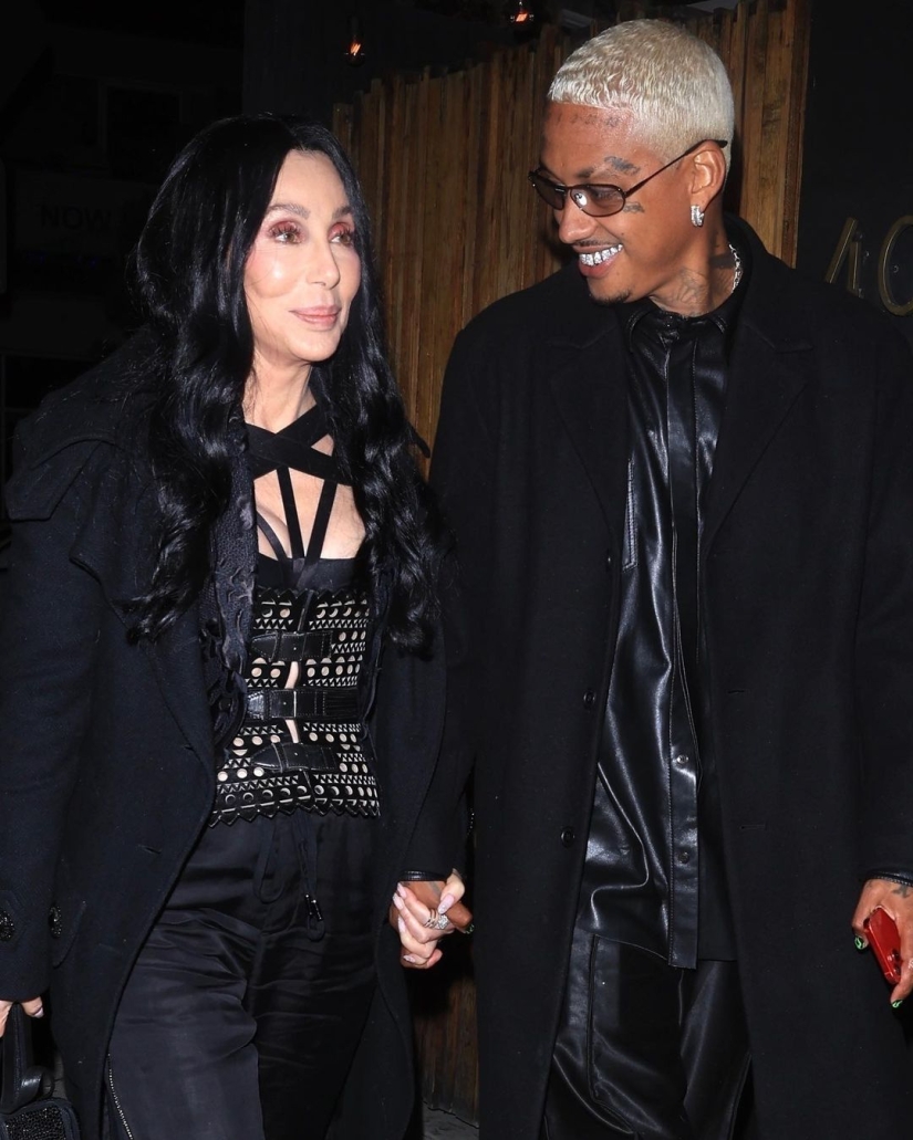 Which celebrity has dated guys half his age?