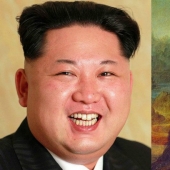 Cheerful Kim Jong-un became the hero of photoshop