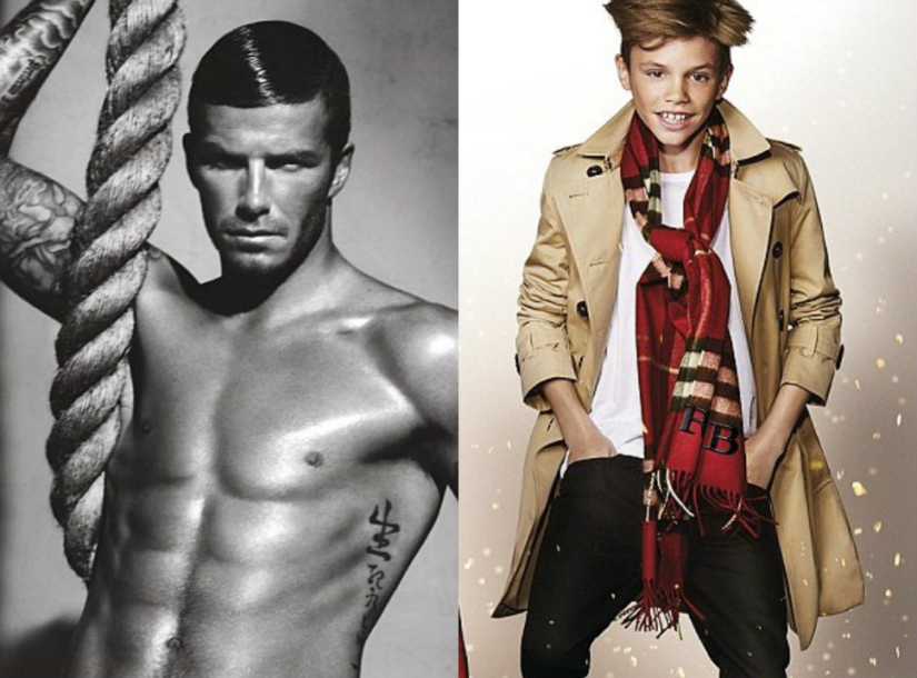 Children of celebrities who are very similar to their parents