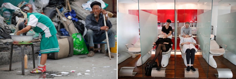 China&#39;s Social Contrasts: Poor and Rich