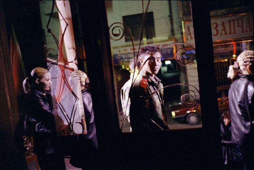 Chinese border between Russia and North Korea