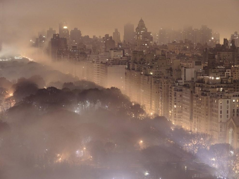 Cities shrouded in mist Cities shrouded in mist