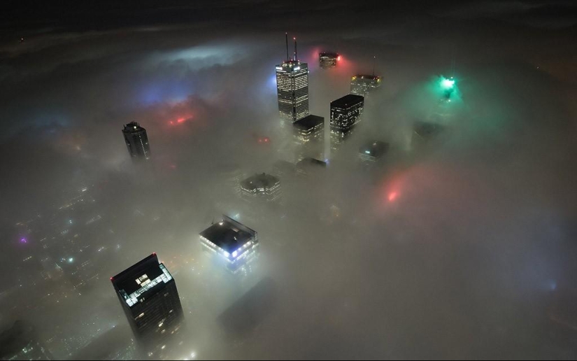 Cities shrouded in mist Cities shrouded in mist