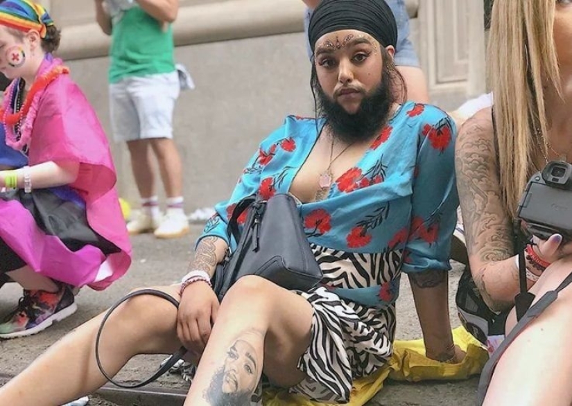 Cómo aceptarse: una chica con barba en marcos que no tiene miedo de mostrar a la sociedad Cómo aceptarse: una chica con barba en marcos que no tiene miedo de mostrar a la sociedad