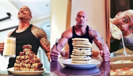 ¿Cómo come el actor más rico de Hollywood, Dwayne Johnson?