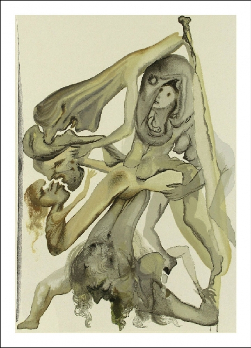 Cómo Salvador Dalí descendió al Infierno de Dante
