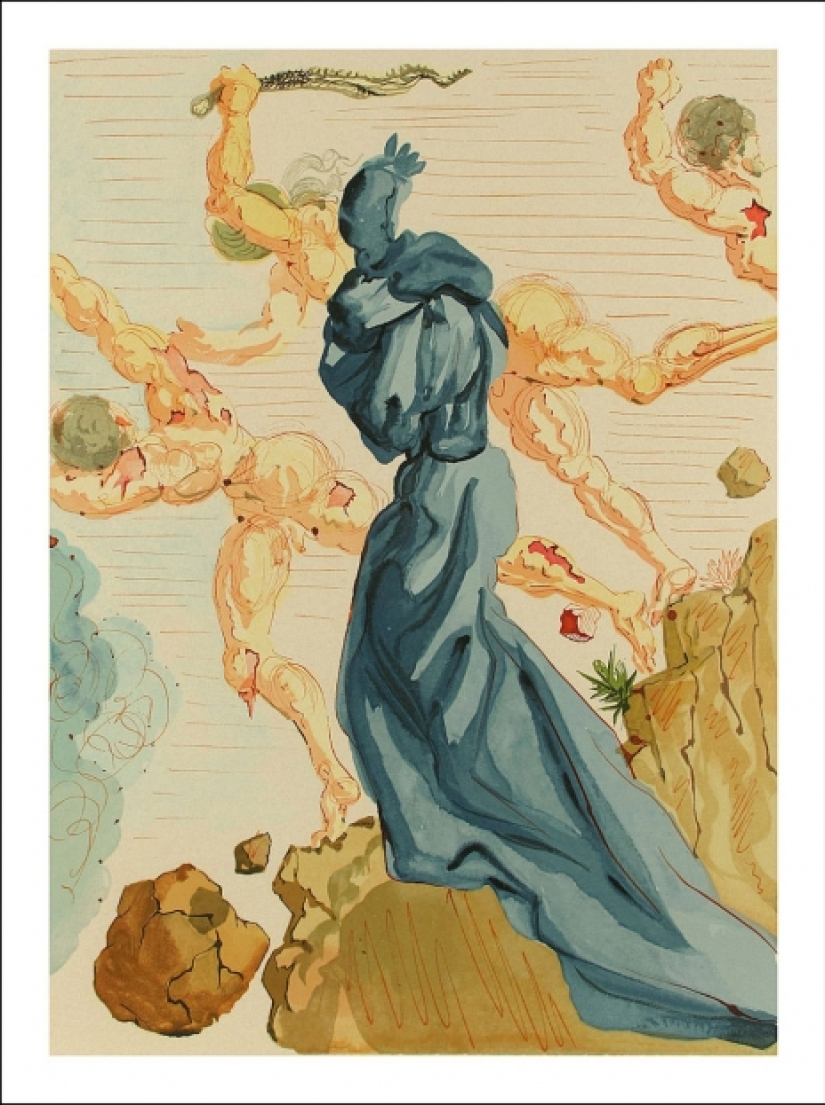 Cómo Salvador Dalí descendió al Infierno de Dante