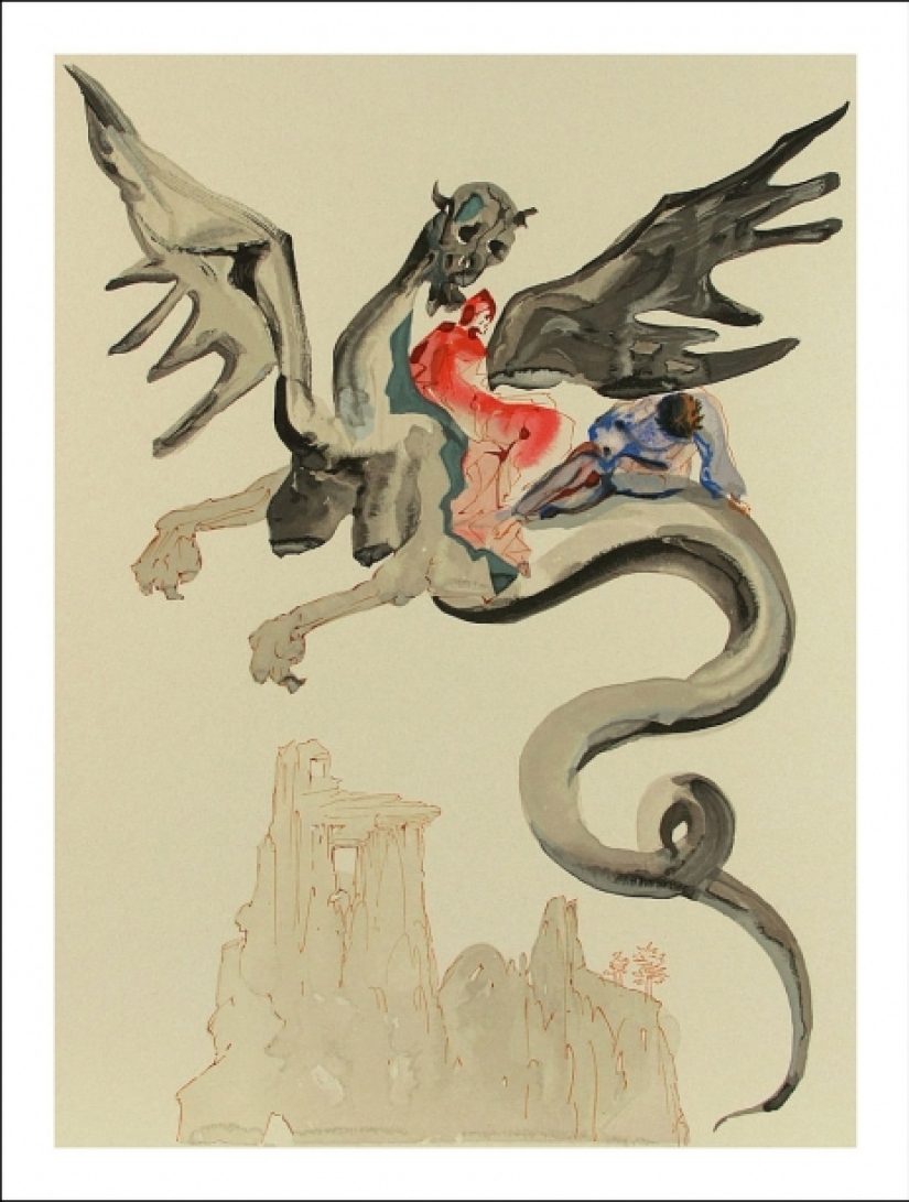 Cómo Salvador Dalí descendió al Infierno de Dante