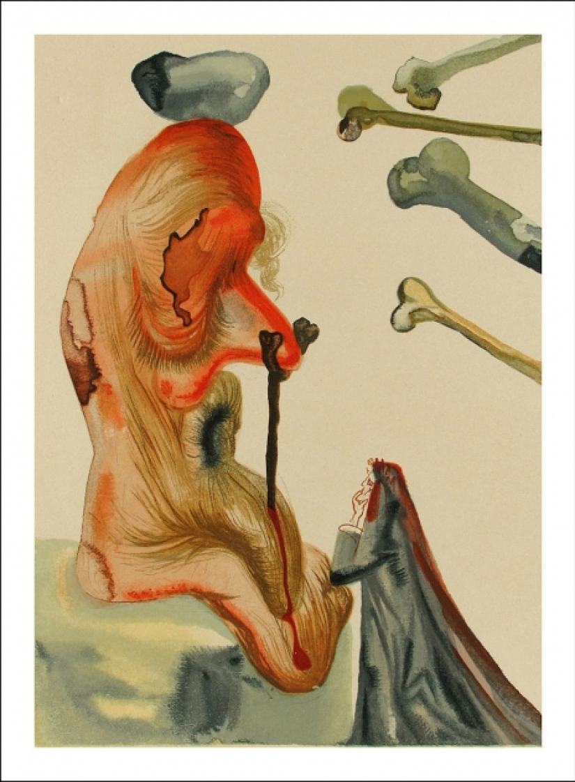 Cómo Salvador Dalí descendió al Infierno de Dante