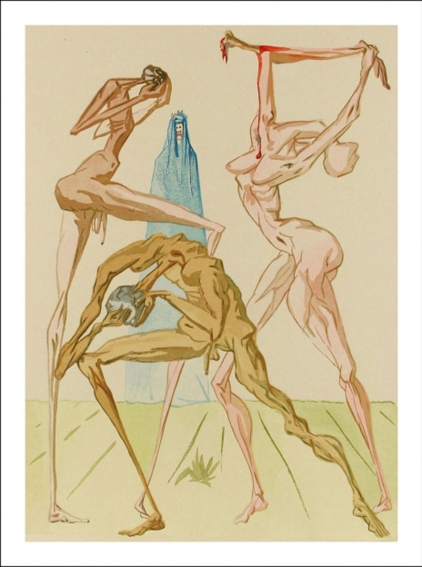Cómo Salvador Dalí descendió al Infierno de Dante