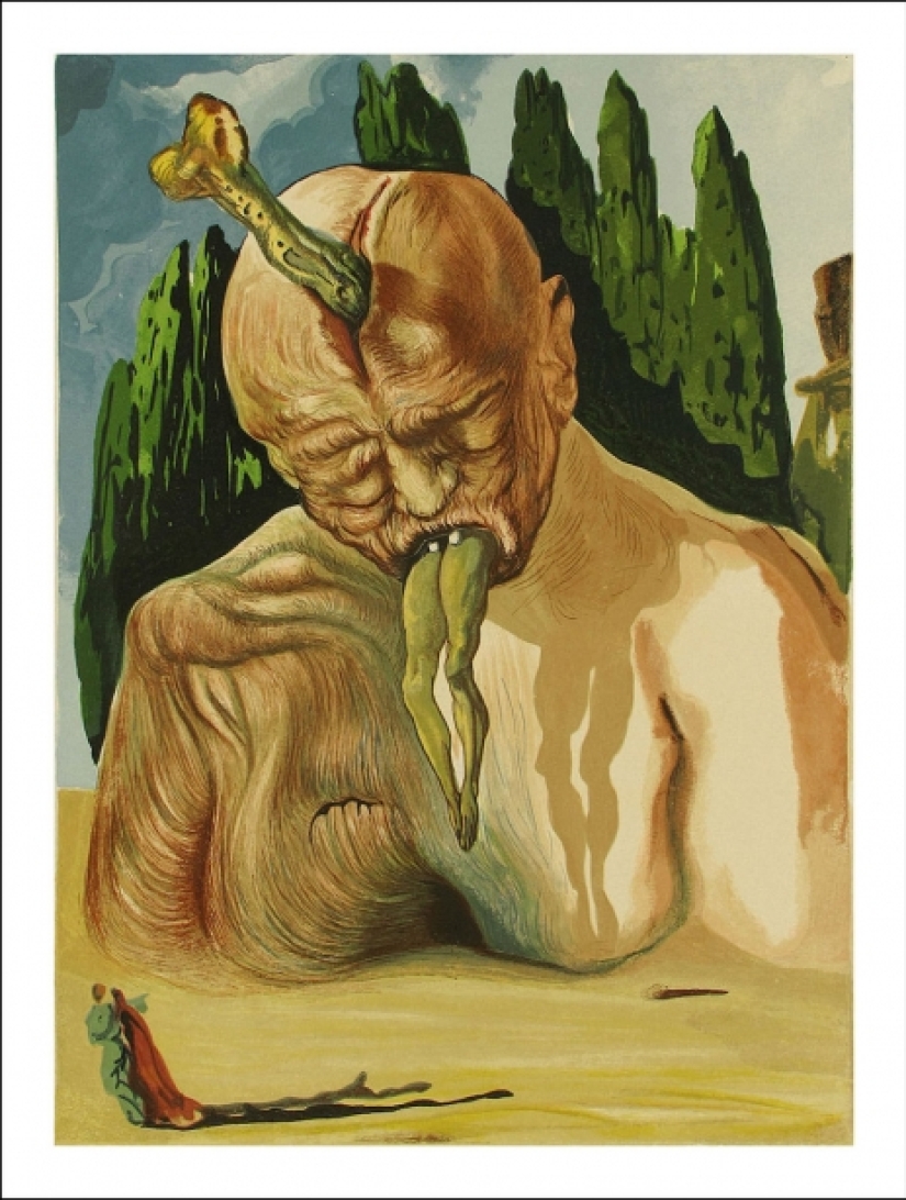 Cómo Salvador Dalí descendió al Infierno de Dante