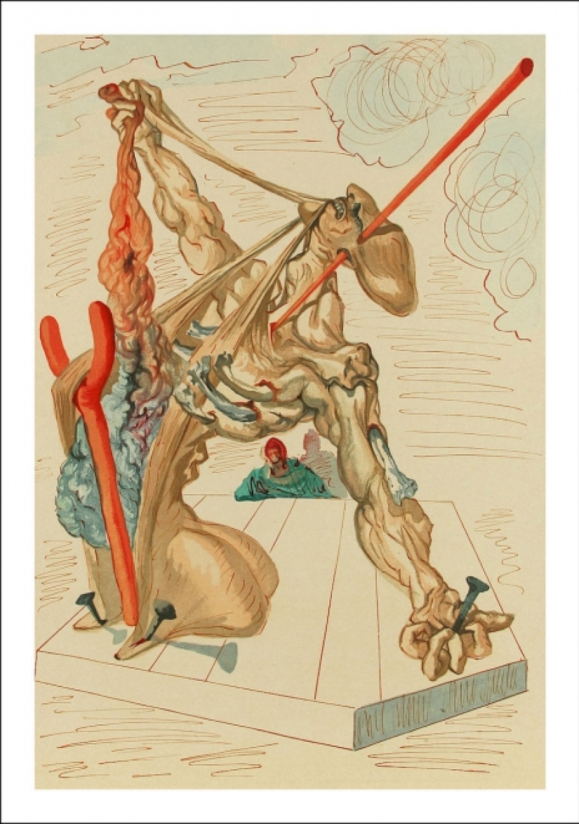 Cómo Salvador Dalí descendió al Infierno de Dante