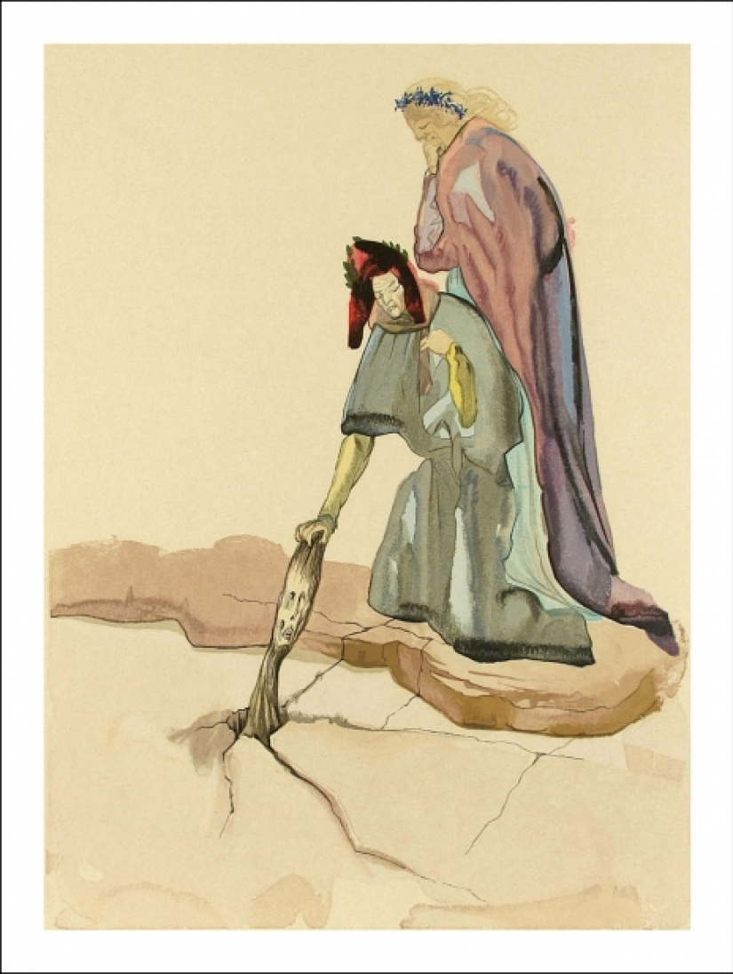 Cómo Salvador Dalí descendió al Infierno de Dante