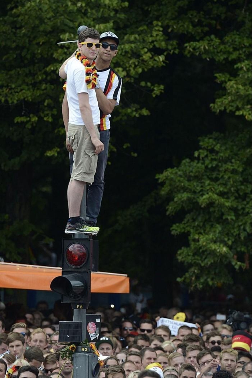 Cómo se recibió en Berlín a los ganadores de la Copa del Mundo 2014 Cómo se recibió en Berlín a los ganadores de la Copa del Mundo 2014