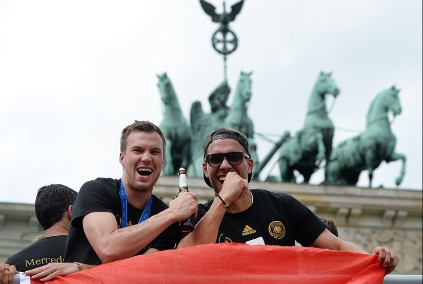 Cómo se recibió en Berlín a los ganadores de la Copa del Mundo 2014 Cómo se recibió en Berlín a los ganadores de la Copa del Mundo 2014