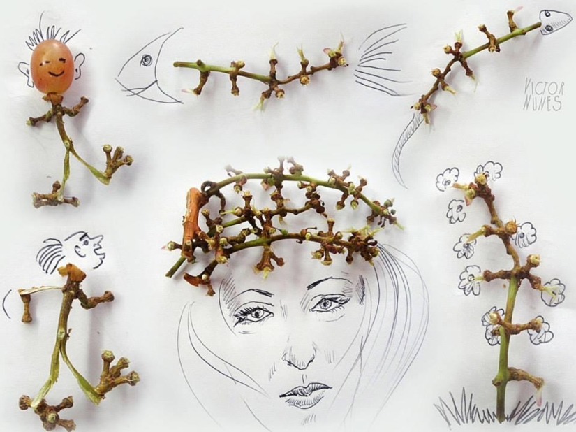 ¿Cómo se ven los dibujos de comida y artículos improvisados? ¿Cómo se ven los dibujos de comida y artículos improvisados?