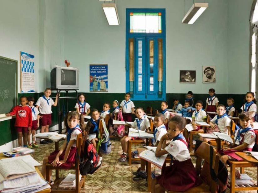 Cómo se ven los estudiantes y las aulas en 15 países de todo el mundo