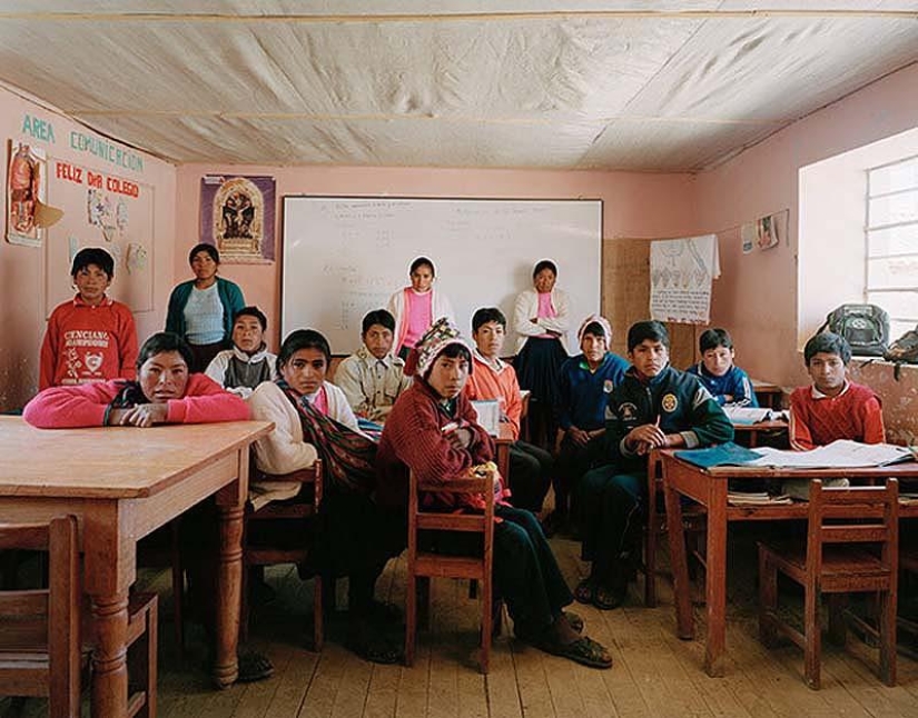 Cómo se ven los estudiantes y las aulas en 15 países de todo el mundo