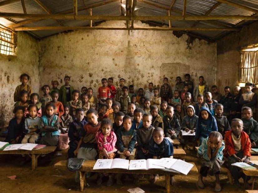 Cómo se ven los estudiantes y las aulas en 15 países de todo el mundo