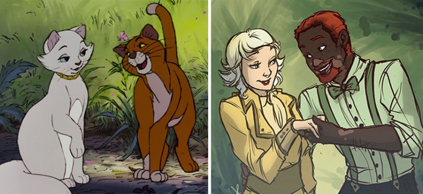Cómo se verían los animales de Disney si fueran humanos Cómo se verían los animales de Disney si fueran humanos