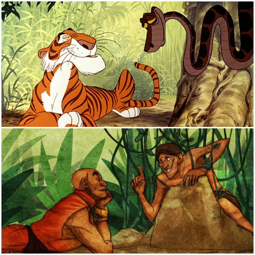 Cómo se verían los animales de Disney si fueran humanos Cómo se verían los animales de Disney si fueran humanos