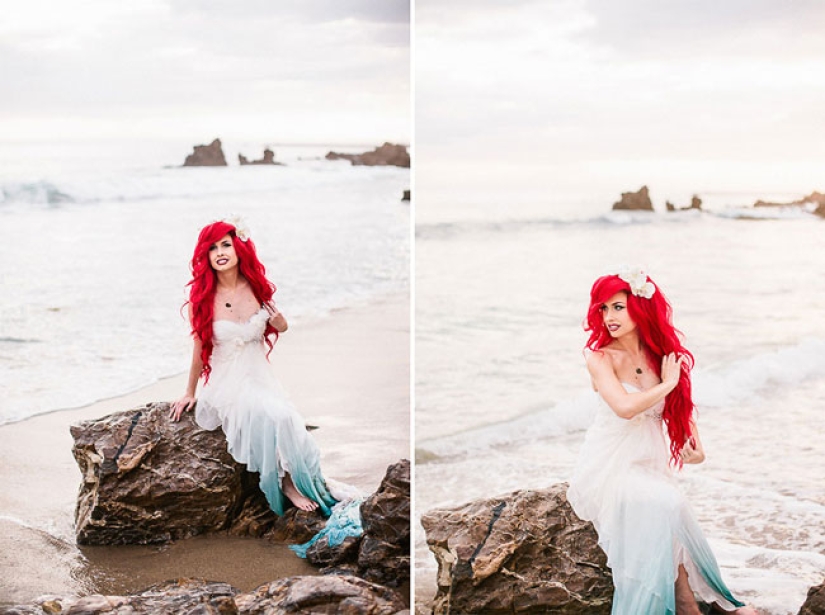 Cómo sería la boda de la sirenita Ariel en la vida real