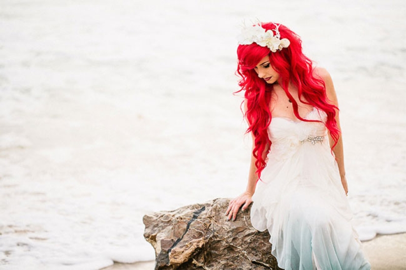 Cómo sería la boda de la sirenita Ariel en la vida real