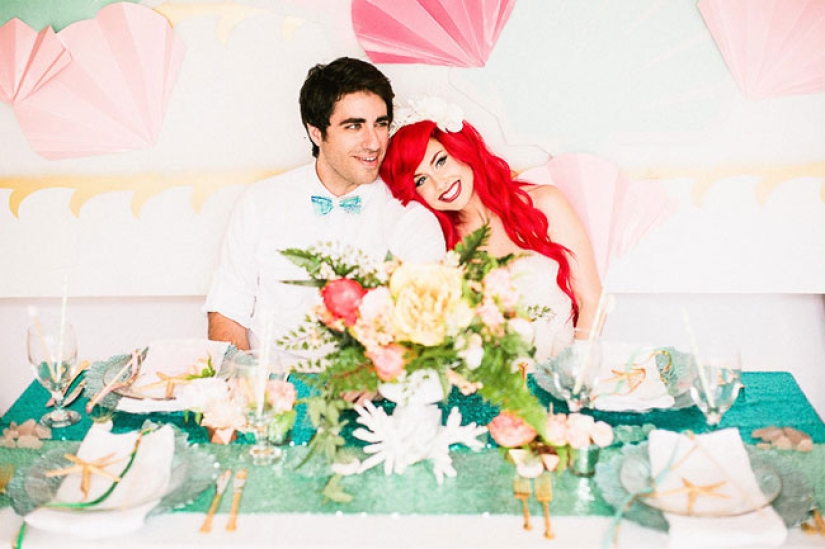 Cómo sería la boda de la sirenita Ariel en la vida real