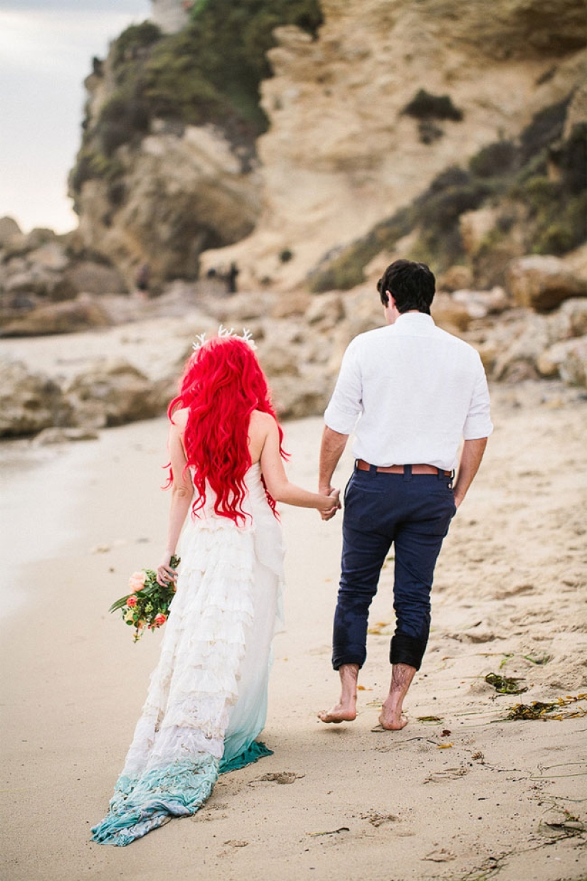 Cómo sería la boda de la sirenita Ariel en la vida real