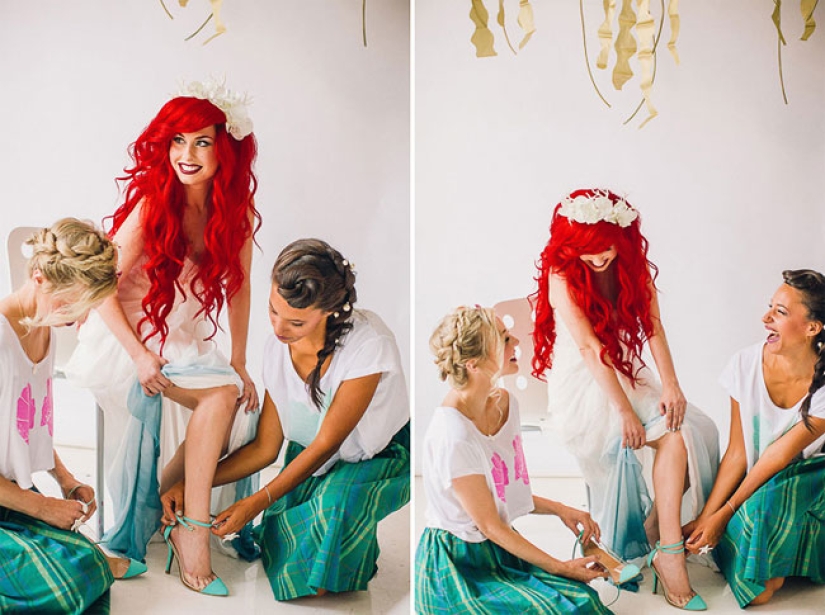 Cómo sería la boda de la sirenita Ariel en la vida real