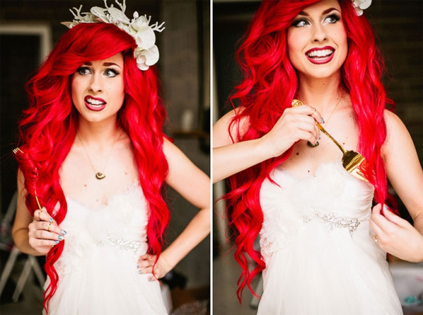 Cómo sería la boda de la sirenita Ariel en la vida real