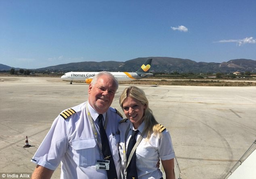 Cómo una mujer piloto controla un avión