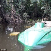 Cocaine submarine: a submarine for transporting drugs was found in Colombia