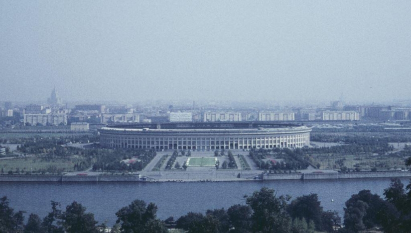 Color photos of summer Moscow in 1961