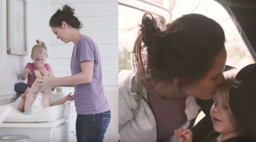 "Como de costumbre" y "mágicamente" : el mismo día a través de los ojos de madre e hijo