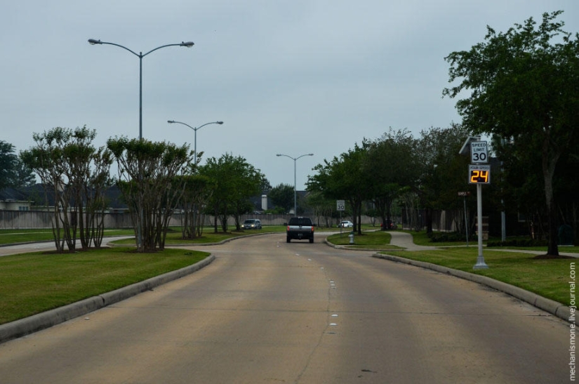 Como son las zonas residenciales en USA