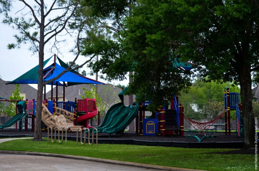 Como son las zonas residenciales en USA