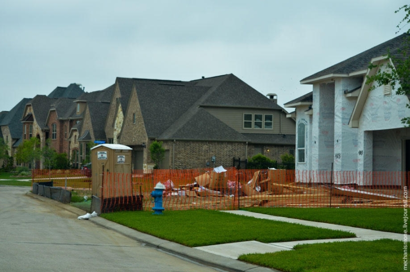 Como son las zonas residenciales en USA