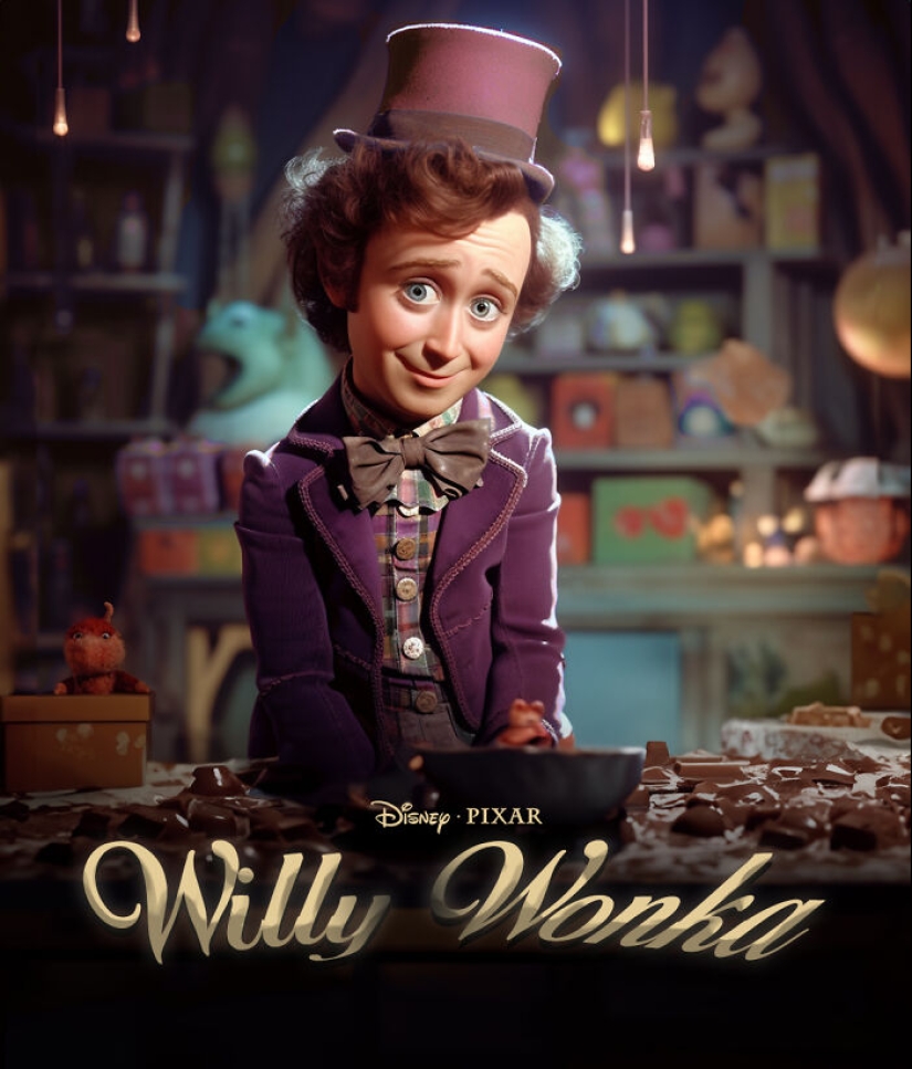 Con la ayuda de Photoshop y la IA, reinventé películas famosas al estilo Pixar de Disney