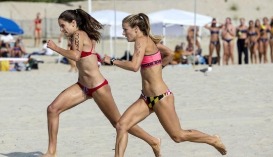 Concurso de chicas de rescate en Nueva Jersey