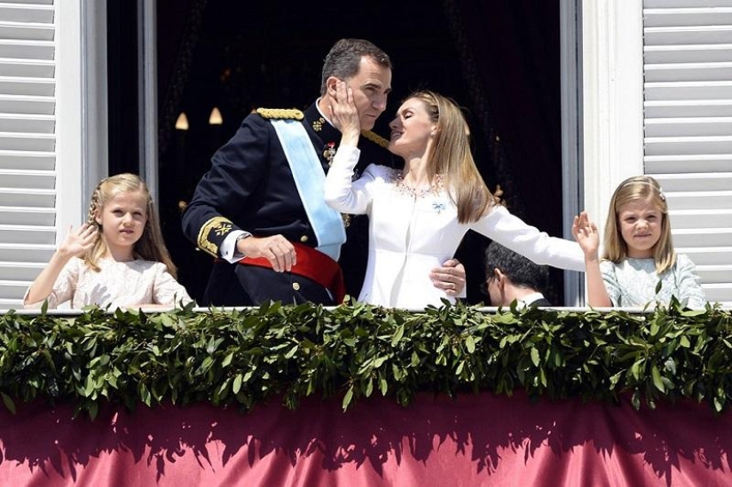 Coronation of the new monarch of Spain