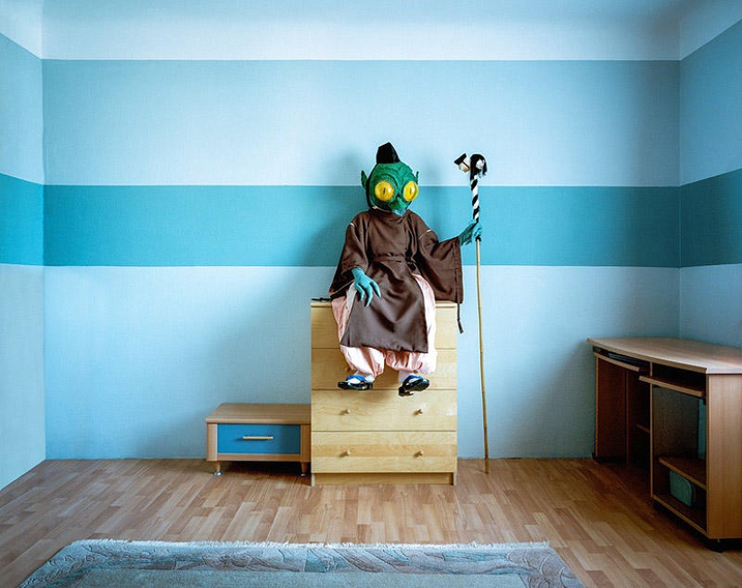 Cosplayers at home Cosplayers at home