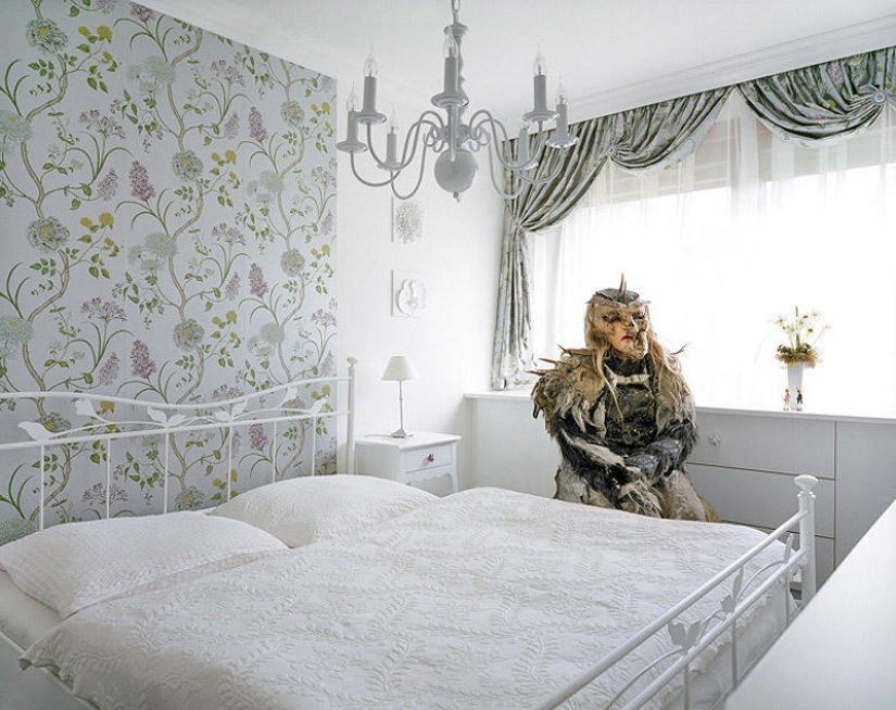 Cosplayers at home Cosplayers at home