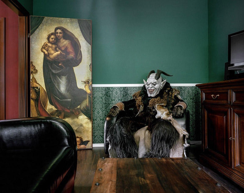 Cosplayers at home Cosplayers at home